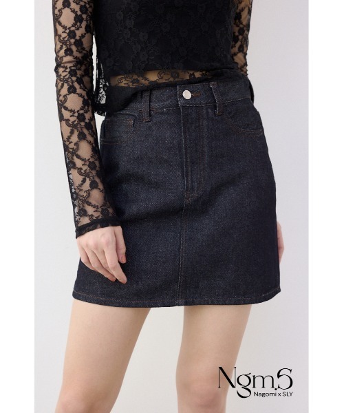 SLY（スライ） デニムスカート Ngm.S JW S/SK-A ナゴミ ジャスト