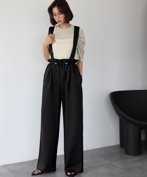 CRESCENT ハーフノート オーバーオール サロペット オールインワン