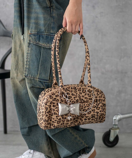 WEGO（ウィゴー） ボストンバッグ WEGO/チャーム付きチェーンボストン