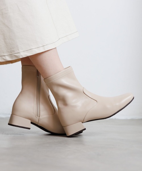 HIMIKO ブーツ 「HIMIKO」「撥水」ストレッチブーツ/650407 レディース