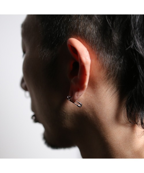 JAM HOME MADE（ジャムホームメイド） ピアス 安全ピン ブラック