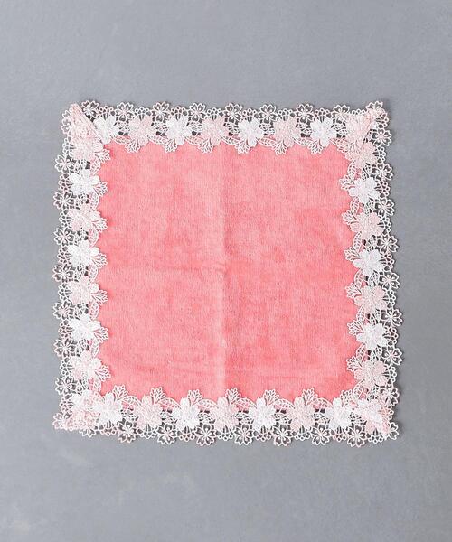 近沢レース店 タオル ハンカチ ＜近沢レース店＞春爛漫 ハンカチ