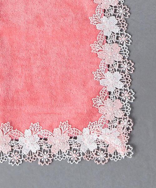 近沢レース店 タオル ハンカチ ＜近沢レース店＞春爛漫 ハンカチ