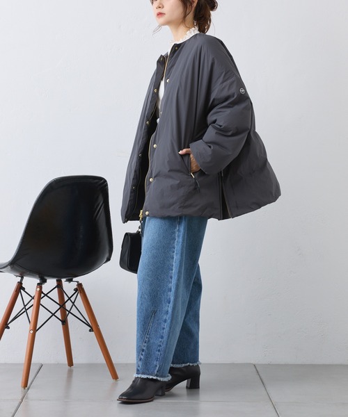 pual ce cin ダウン ダウンジャケット フレンチダックダウンサイド