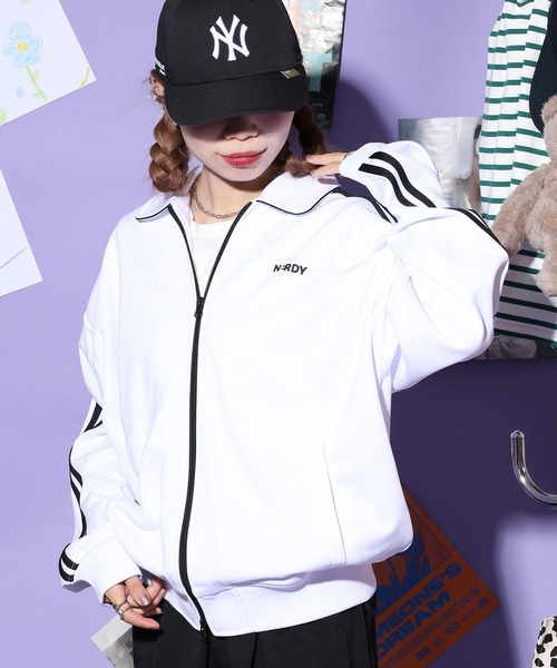 NERDY ジャージ ニューヨークミニマルトラックトップ レディース