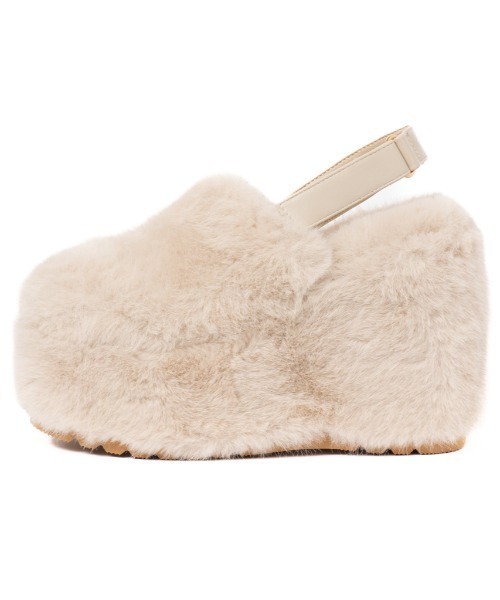 R＆E（アールアンドイー） サンダル 「R＆E」バックストラップ厚底サボ