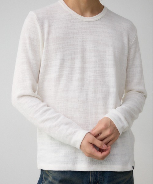 AZUL BY MOUSSY（アズールバイマウジー） tシャツ 起毛スラブ長袖