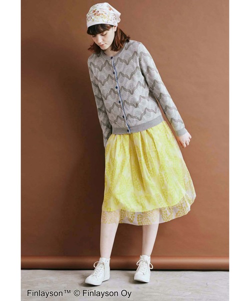 シロップ． カーディガン フィンレイソン ニットカーディガン