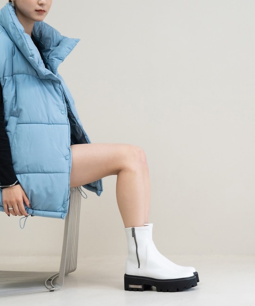 CHARLES ＆ KEITH（チャールズ&キース） ブーツ サイドジップ アンクル