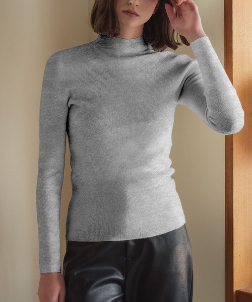 ELFRANK ニット セーター 「縫い目のないシームレス」ハイネック