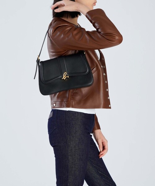 agnes b.（アニエスベー） ショルダーバッグ バッグ レザー ミディアム