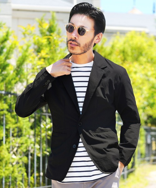 roshell（ロシェル） ジャケット テーラードジャケット シアサッカー