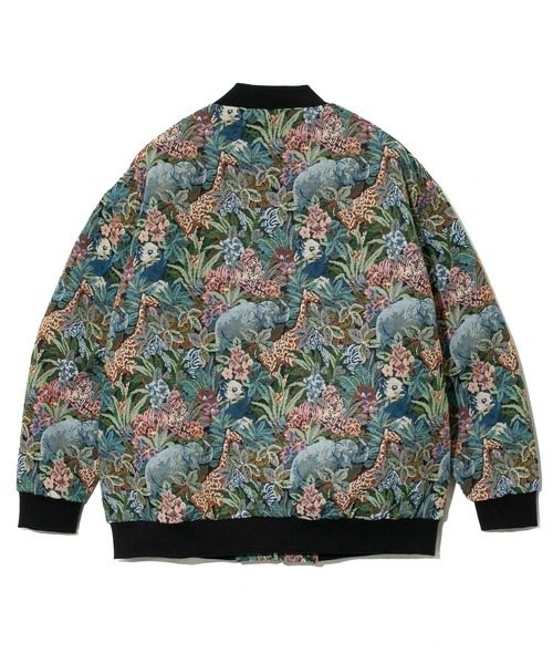 Revo. ブルゾン アウター Revo./レヴォ ゴブラン総柄織り ジップアップ