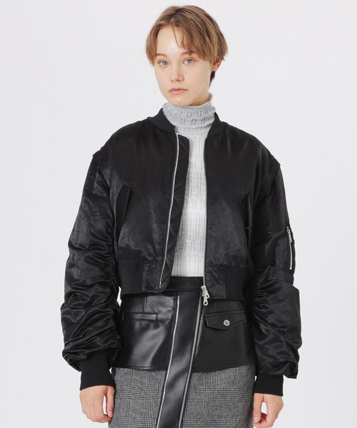 LOVELESS（ラブレス） ma1 ma-1 コンパクトギャザーMA-1 レディース