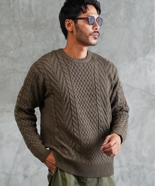 JIGGYS SHOP（ジギーズショップ） セーター ニット ローゲージ クルー