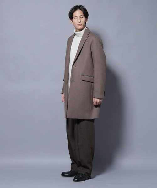 NANO universe（ナノ・ユニバース） チェスターコート コート ウール/N