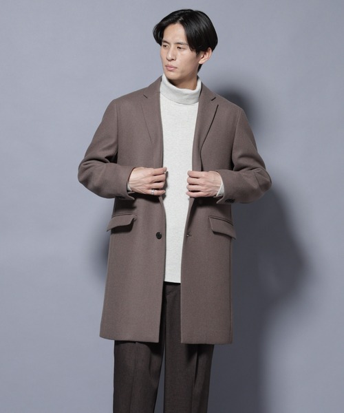 NANO universe（ナノ・ユニバース） チェスターコート コート ウール/N