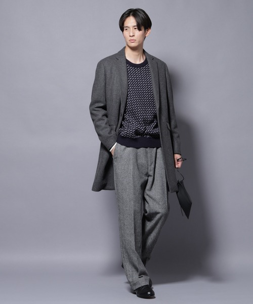 NANO universe（ナノ・ユニバース） チェスターコート コート ウール/N