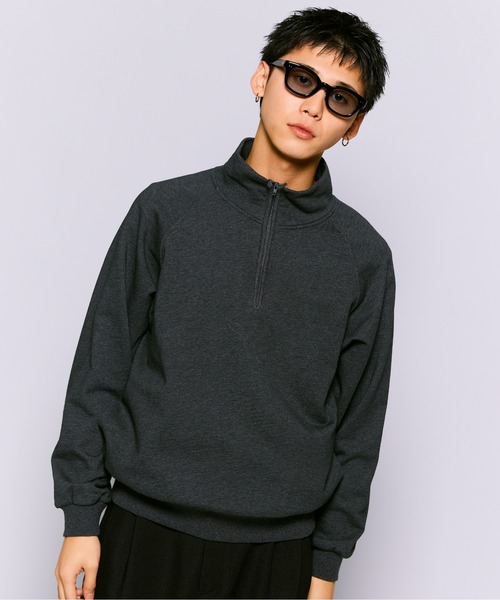 THE BOLDMAN トレーナー スウェット Halfzip Raglan Sweat / ハーフ