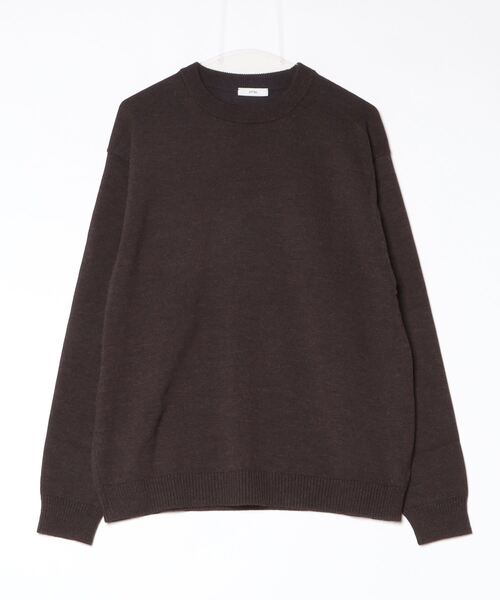 ATON（エイトン） セーター ニット 「ATON」WOOL WASHI CREWNECK