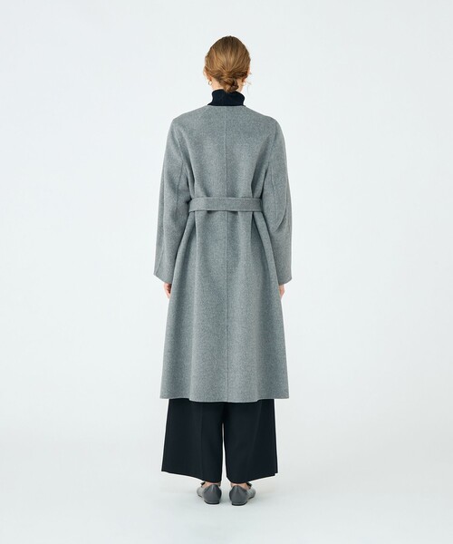 Ballsey（ボールジィ） ノーカラーコート コート プレミアムウール