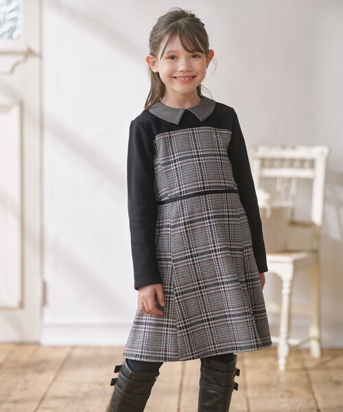 組曲（KUMIKYOKU） ワンピース 「150-160cm」レディチェック