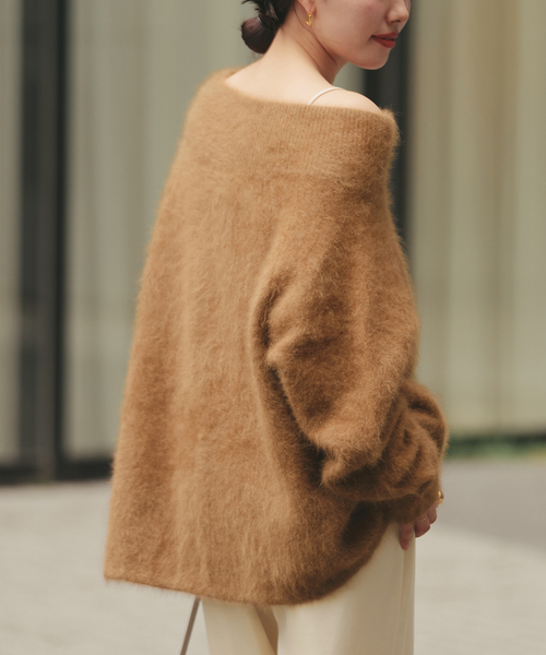 plage（プラージュ） ニット セーター Fur Off Neck ニット レディース