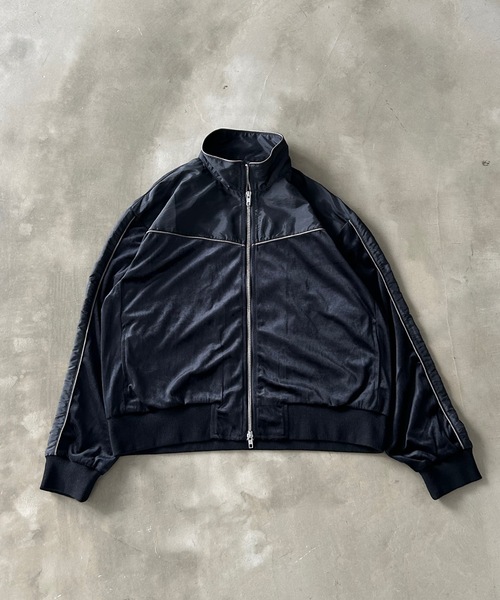 MandO（エムオー） ブルゾン アウター ナイロンベロアトラック