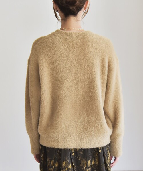 quaranciel カーディガン quaranciel:「手洗い可能」ファーライク