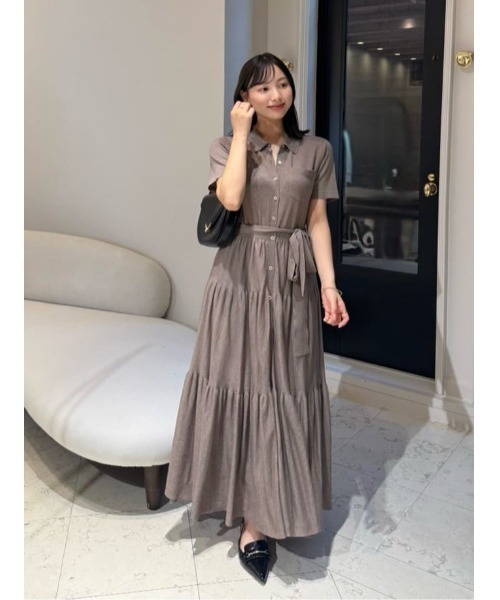 Her lip to 半袖ワンピース S ブラウン レディース : ZOZOTOWN Yahoo