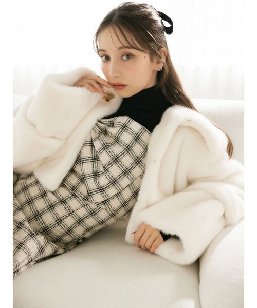 dazzlin（ダズリン） ワンピース ビッグリボンレイヤードワンピース