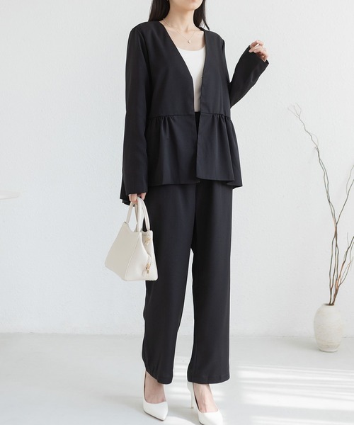 MAISON DE THERESE（メゾン ド テレーズ） セットアップ ノーカラー