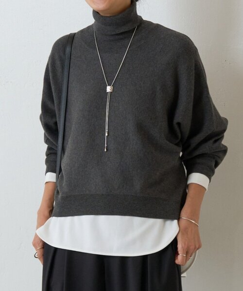 BEARDSLEY（ビアズリー） ニット セーター ハイネックドルマンニット