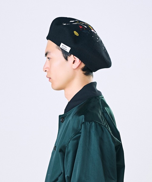 CA4LA（カシラ） 帽子 ベレー帽 PAINTED BERET メンズ : ZOZOTOWN