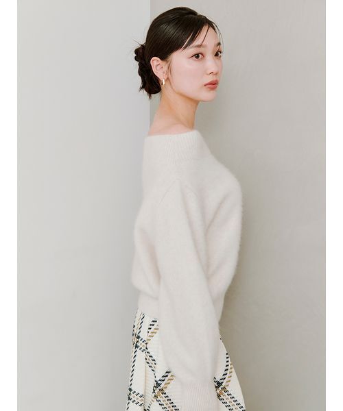 SNIDEL（スナイデル） ニット セーター フォックスアルパカオフショル