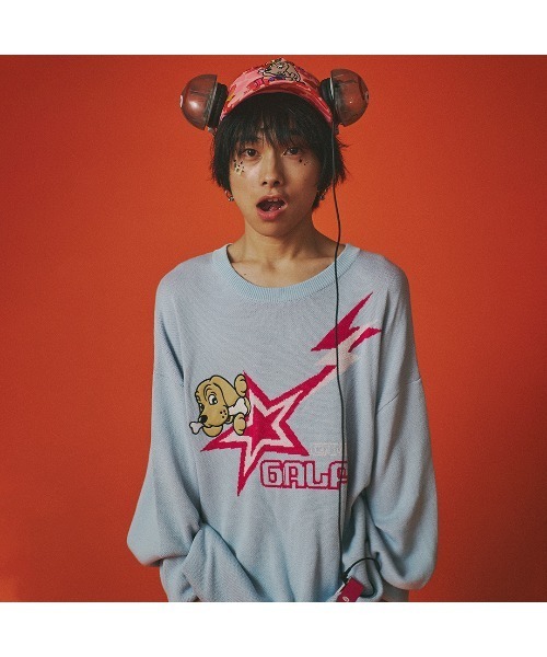 GALFY（ガルフィー） ニット セーター A'GEM/9 × .kom 星のガルフィー