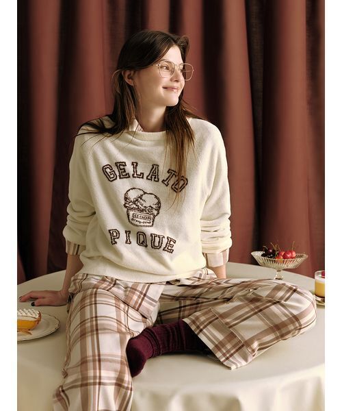 gelato pique（ジェラートピケ） パジャマ ルームウェア トラッド