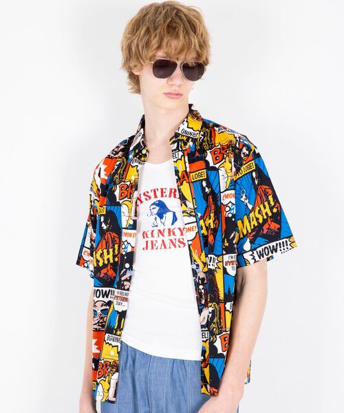 HYSTERIC GLAMOUR（ヒステリックグラマー） シャツ FEELING HYSTERIC柄
