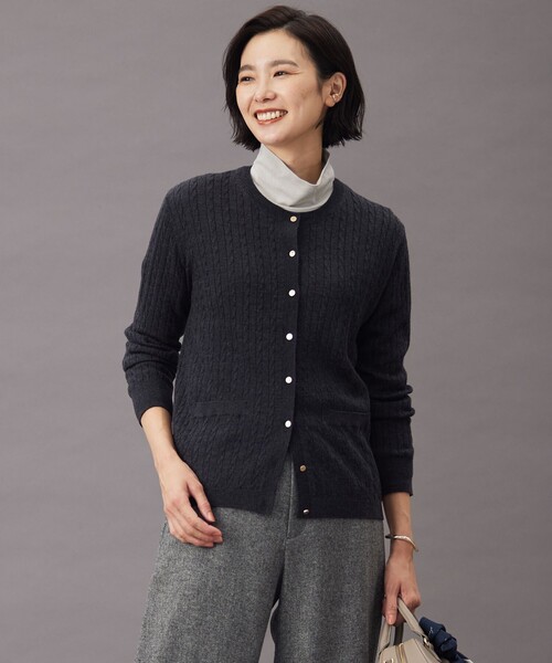 J.PRESS（J.プレス） カーディガン 「洗える」KNIT BASIC クルーネック
