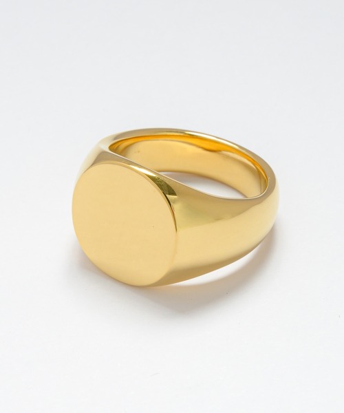 soerte 指輪 リング Minimal signet ring （circle）/ミニマル