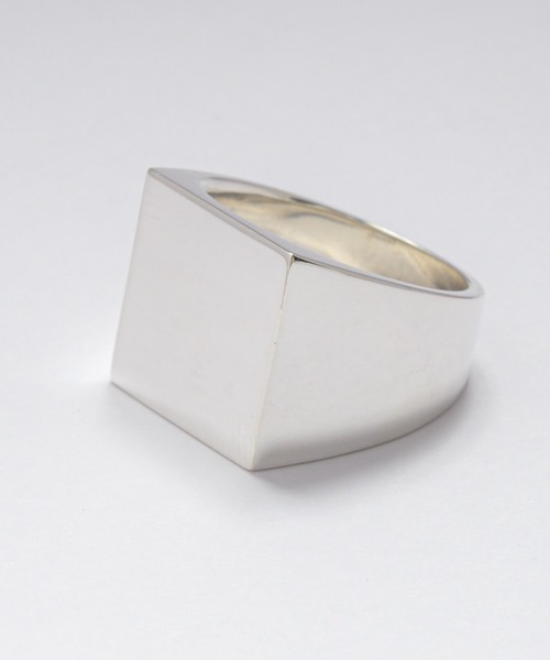 soerte 指輪 リング Minimal signet ring （square）/ミニマル
