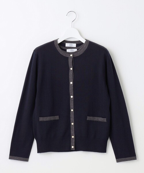 J.PRESS（J.プレス） アンサンブル 「洗える」トリムツイン ニット