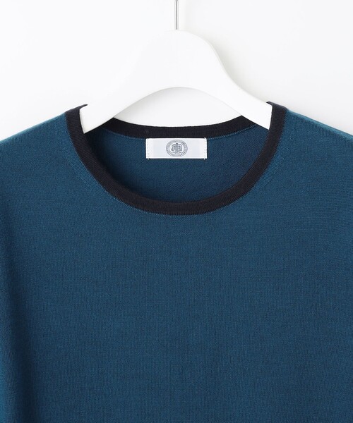 J.PRESS（J.プレス） アンサンブル 「洗える」トリムツイン ニット