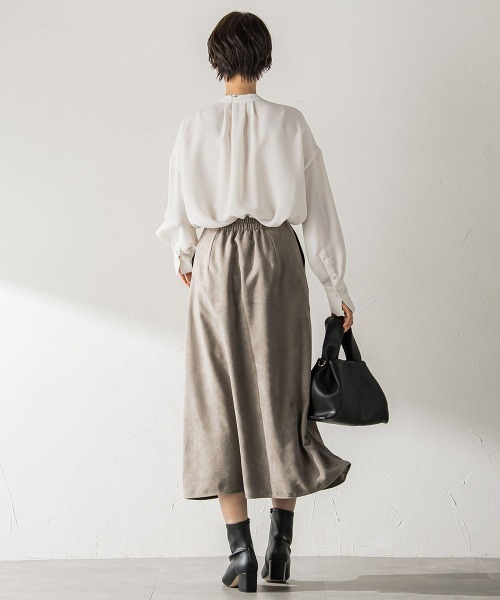 LAUTREAMONT（ロートレアモン） スカート スエードフレアスカート