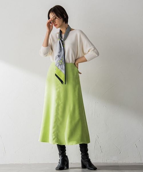 LAUTREAMONT（ロートレアモン） スカート スエードフレアスカート