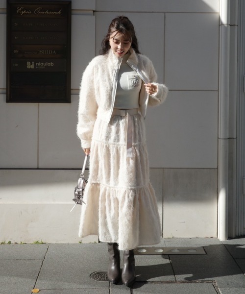 rienda（リエンダ） スカート ニュアンスバリエーションジャスト