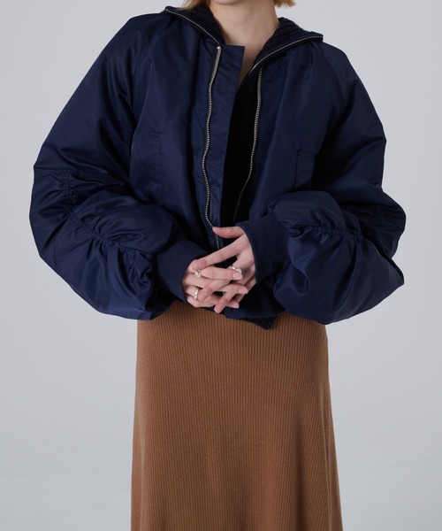 THEODORIC.dy（セオドリックディ） ma1 ma-1 ショート丈ボリュームMA-1