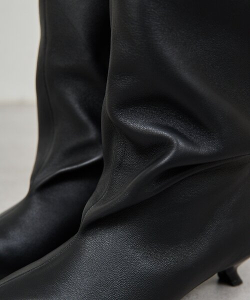 GALLARDAGALANTE（ガリャルダガランテ） ブーツ 「2.718」ドレープ