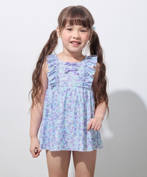 ANY（エニィ） 水着 小花柄 セパレート水着 キッズ 子供 女の子