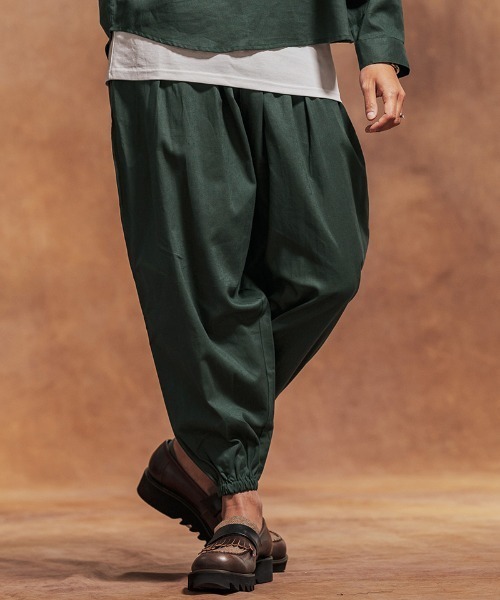 Jih Nunc（ジーヌンク） パンツ mp13128-コットンリネンバルーンパンツ